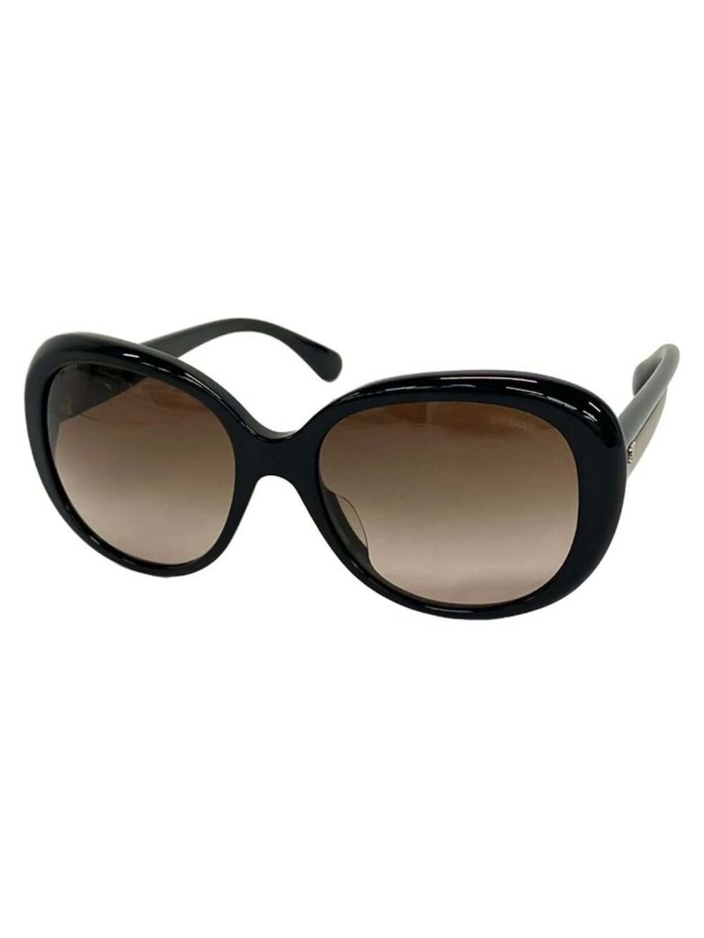 Chanel Sunglasses Brown Black Beige CC Logo Eyewear